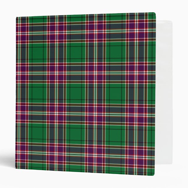 Classeur Clan écossais MacFarlane Chasse Tartan Plaid (Devant/Intérieur)