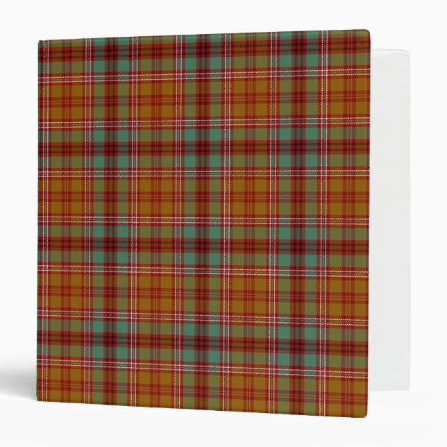 Classeur Clan écossais McCall Tartan Plaid (Devant/Intérieur)