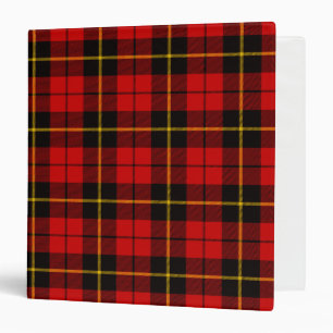 Classeur Clan écossais Wallace Tartan Plaid