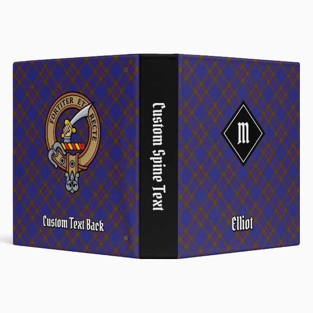 Classeur Clan Elliot Tartan moderne (Arrière-plan)