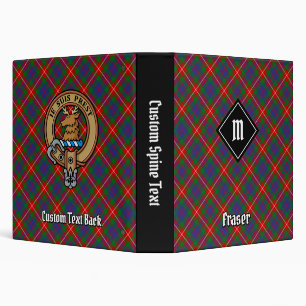 Classeur Clan Fraser de Lovat Tartan