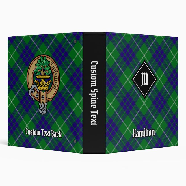 Classeur Clan Hamilton Chasse Tartan (Arrière-plan)