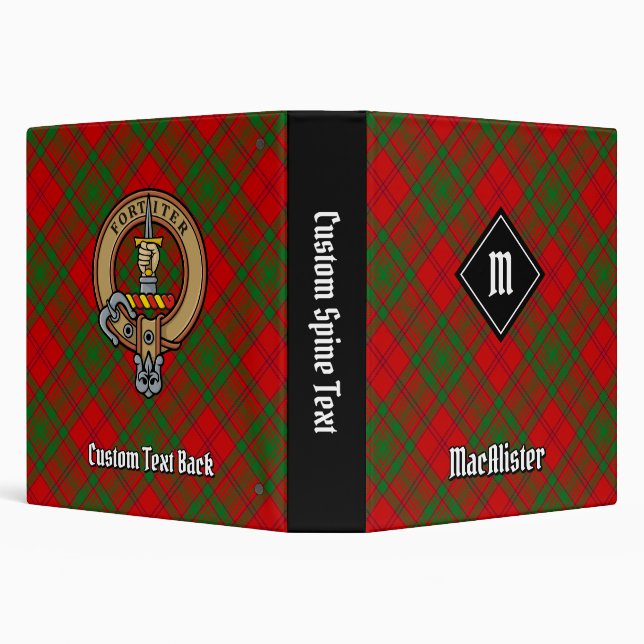 Classeur Clan MacAlister de Glenbarr Tartan (Arrière-plan)