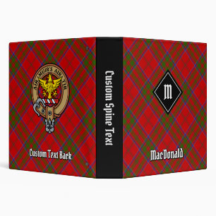 Classeur Clan MacDonald de Keppoch Tartan