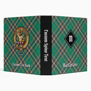 Classeur Clan MacFarlane Tartan de chasse antique