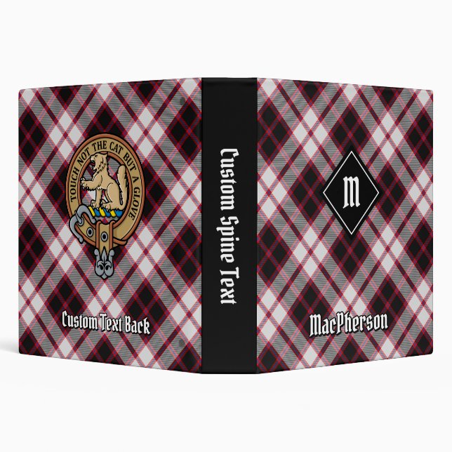 Classeur Clan MacPherson Chasse Tartan (Arrière-plan)