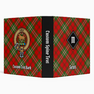 Classeur Clan Scott Red Tartan