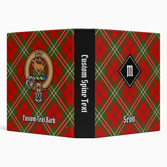 Classeur Clan Scott Red Tartan (Arrière-plan)