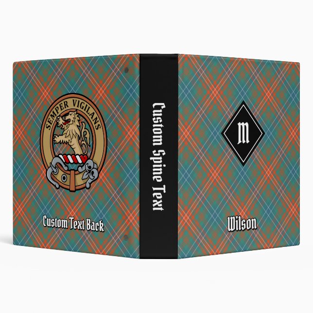Classeur Clan Wilson Ancienne Tartan (Arrière-plan)