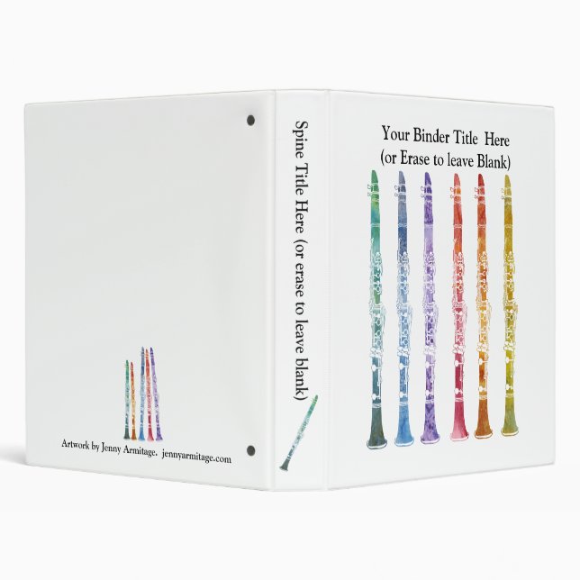 Classeur Clarinettes de crayon (Arrière-plan)