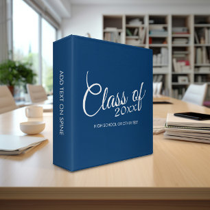 Classeur Classe avec année personnalisée et lycée