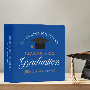 Classeur Classe de Graduation Bleue de 2025 Album photo sen