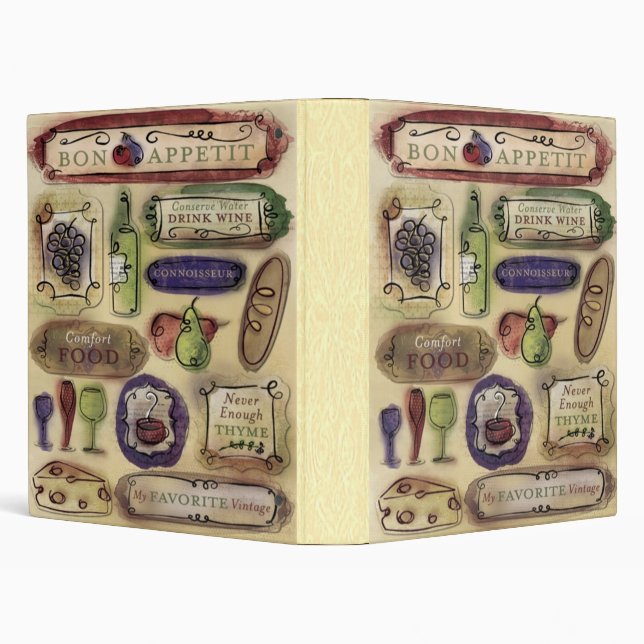 Classeur Classeur/album gastronomes (Arrière-plan)