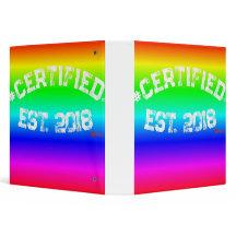 "Classeur Certified Pride Insert - Est. 2018"