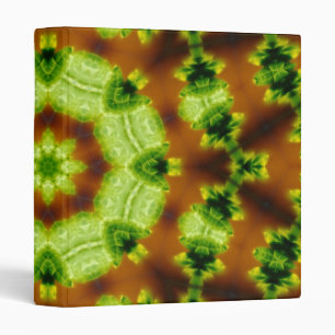 Classeur Classeur, Kaleidoscope Abstrait Feuille Verte Orig
