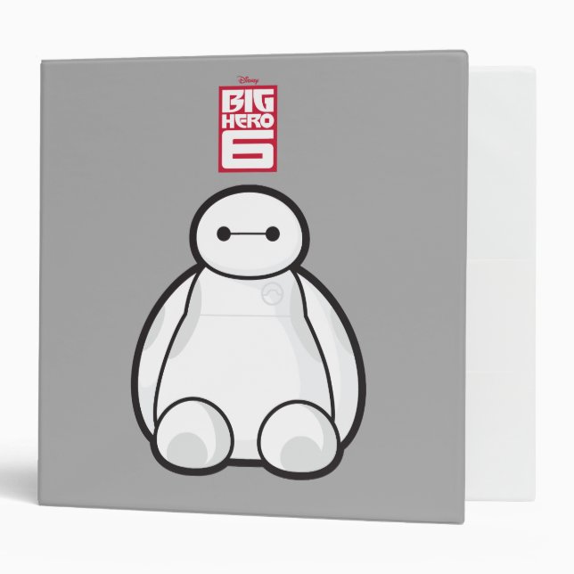Classeur Classic Baymax Sitting Graphic (Devant/intérieur)