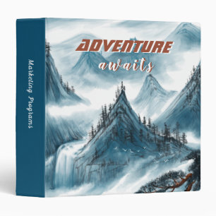 Classeur Classic Mountains Peinture Citation Inspirationnel