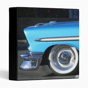 Classeur classique bleu de voiture