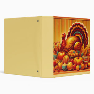 Classeur classique/vintage Thanksgiving Turquie