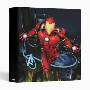 Classeur Classiques Avengers Iron Man volant vers l'avant
