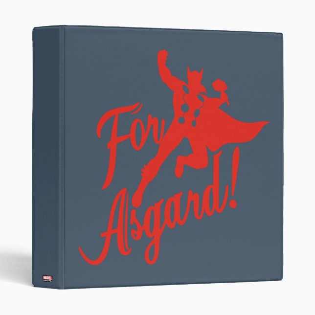 Classeur Classiques Avengers | Thor "Pour Asgard" Silhouett (Devant/Côté)