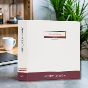 Classeur Classy Burgundy Ivory