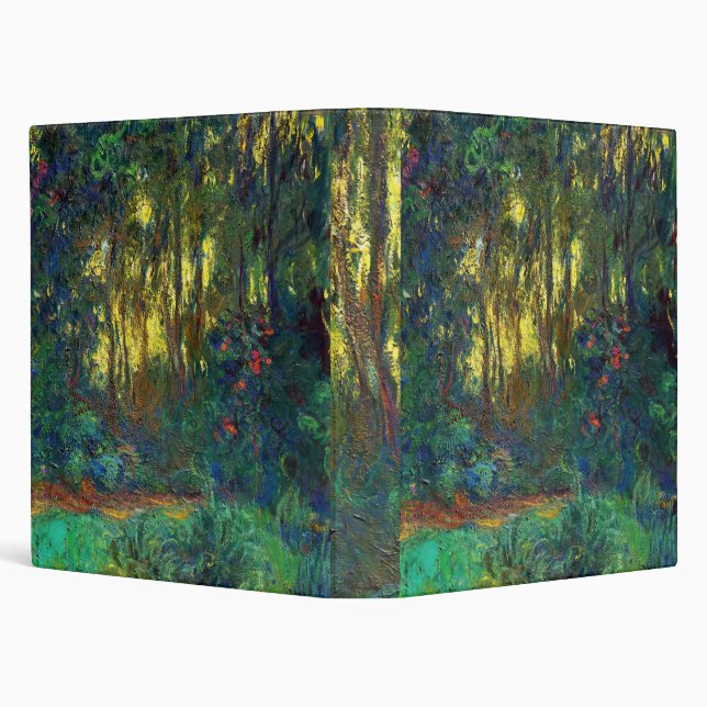 Classeur Claude Monet - Coin d'un étang avec des Nénuphars (Arrière-plan)