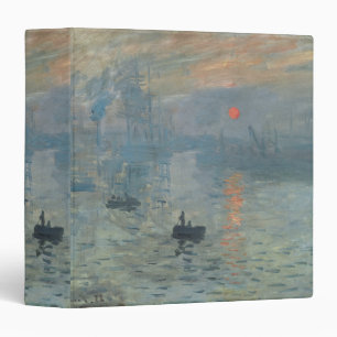 Classeur Claude Monet Impression Soleil Levant