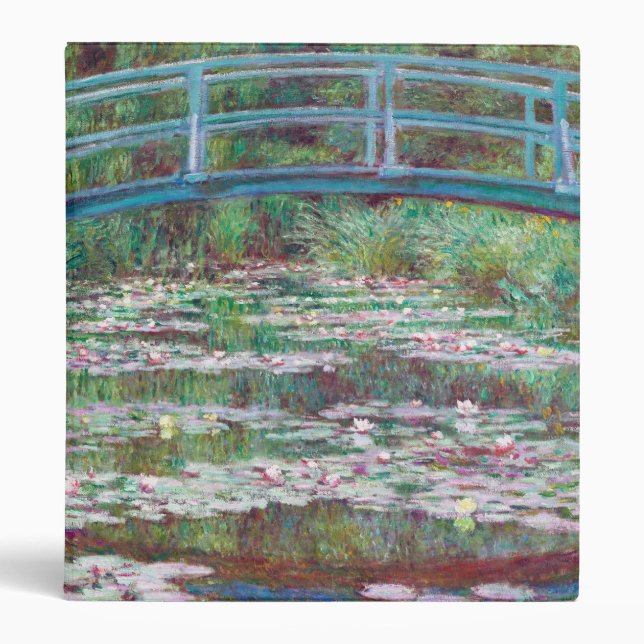 Classeur Claude Monet La passerelle japonaise (Devant)