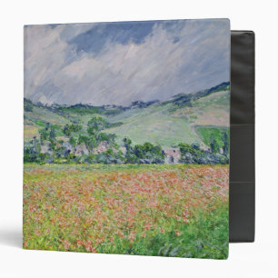 Classeur Claude Monet le champ de pavot près de Giverny,