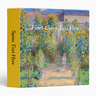 Classeur Claude Monet - Le jardin de l'artiste à Vetheuil