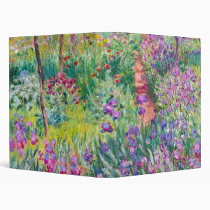 Classeur Claude Monet - Le jardin d'Iris à Giverny