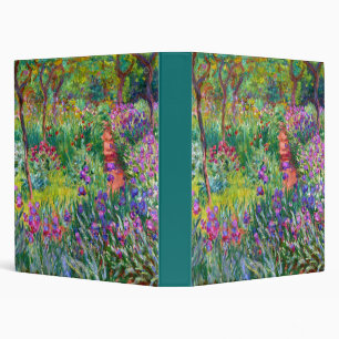 Classeur Claude Monet : Le jardin d'iris chez Giverny