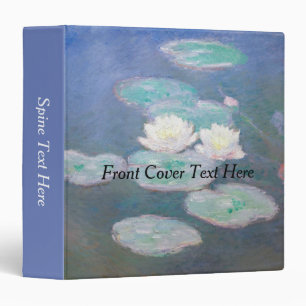 Classeur Claude Monet - Lys à eau, effet du soir
