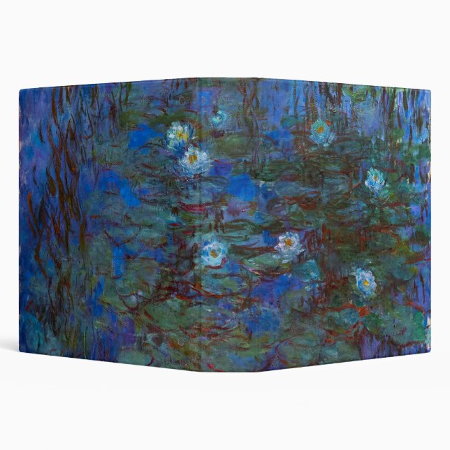 Classeur Claude Monet - Lys d'Eau Bleue (Arrière-plan)