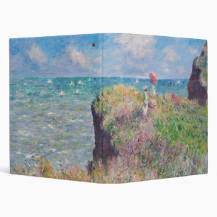 Classeur Claude Monet - Promenade Cliff à Pourville