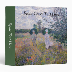 Classeur Claude Monet - Promenade près d'Argenteuil