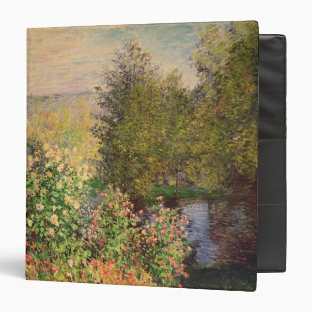 Classeur Claude Monet | un coin du jardin chez Montgeron (Devant/Intérieur)