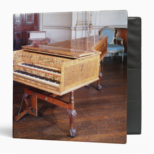 Classeur Clavecin, par Jacob Kirckman, l'anglais, 1766 (Devant/Intérieur)