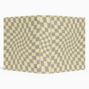 Classeur Clavier gris-jaune rétro Pastel Warted