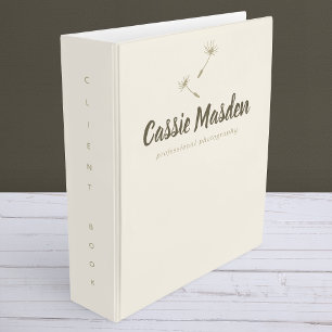 Classeur Client de l'entreprise botanique rustique de grain