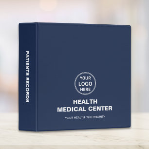 Classeur Clinique Médicale de Soins de Santé à Logo Personn