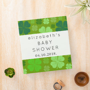 Classeur Cloches vertes, Cloches chanceuses, Baby shower