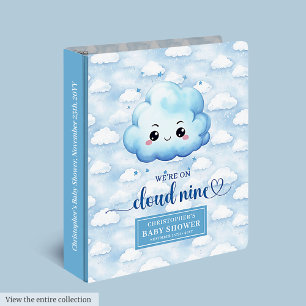 Classeur Cloud Personnalisé Neuf Baby Boy Mémoire Album Aqu