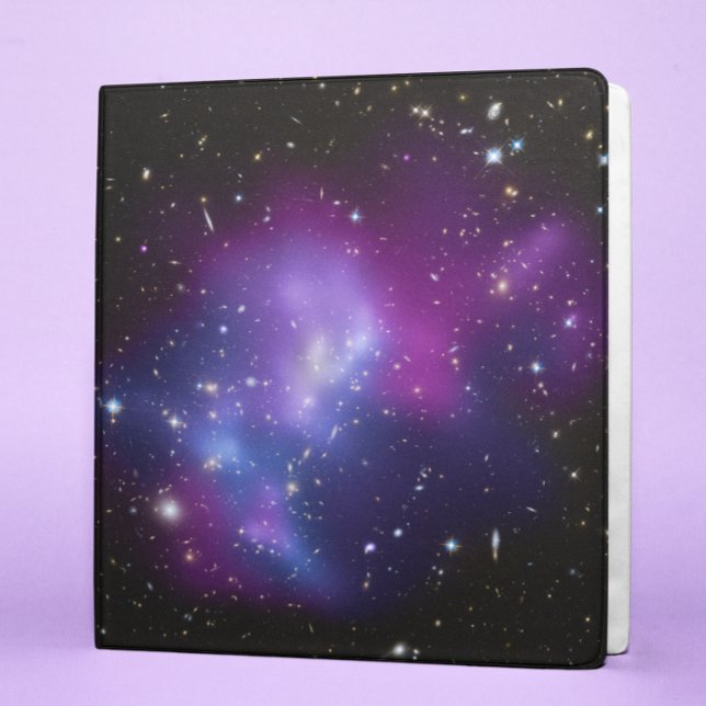 Classeur Cluster de galaxie céleste violette (Créateur téléchargé)