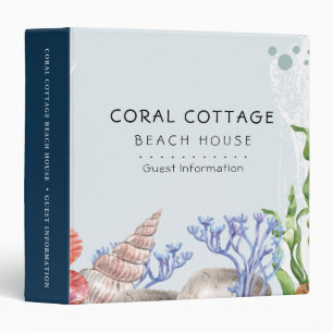 Classeur Coastal Beach House Information de l'invité