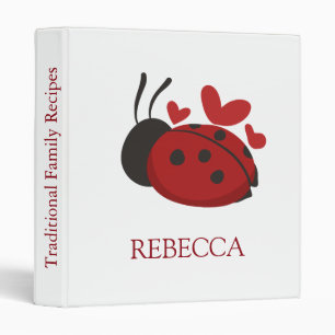 Classeur coccinelle personnalisée