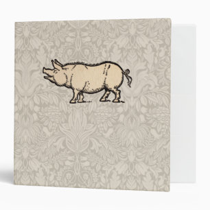 Classeur Cochon Antique Porc Mignon Vintage
