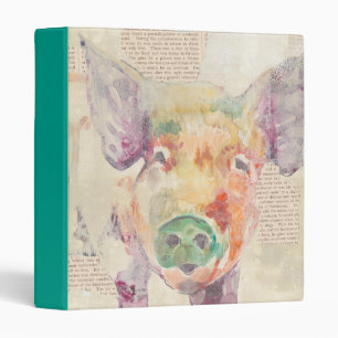 Classeur Cochon de collier de la ferme
