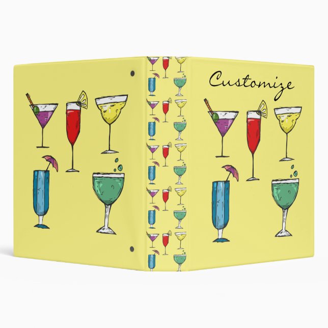 Classeur Cocktail Boisson Assortiment Thunder_Cove (Arrière-plan)